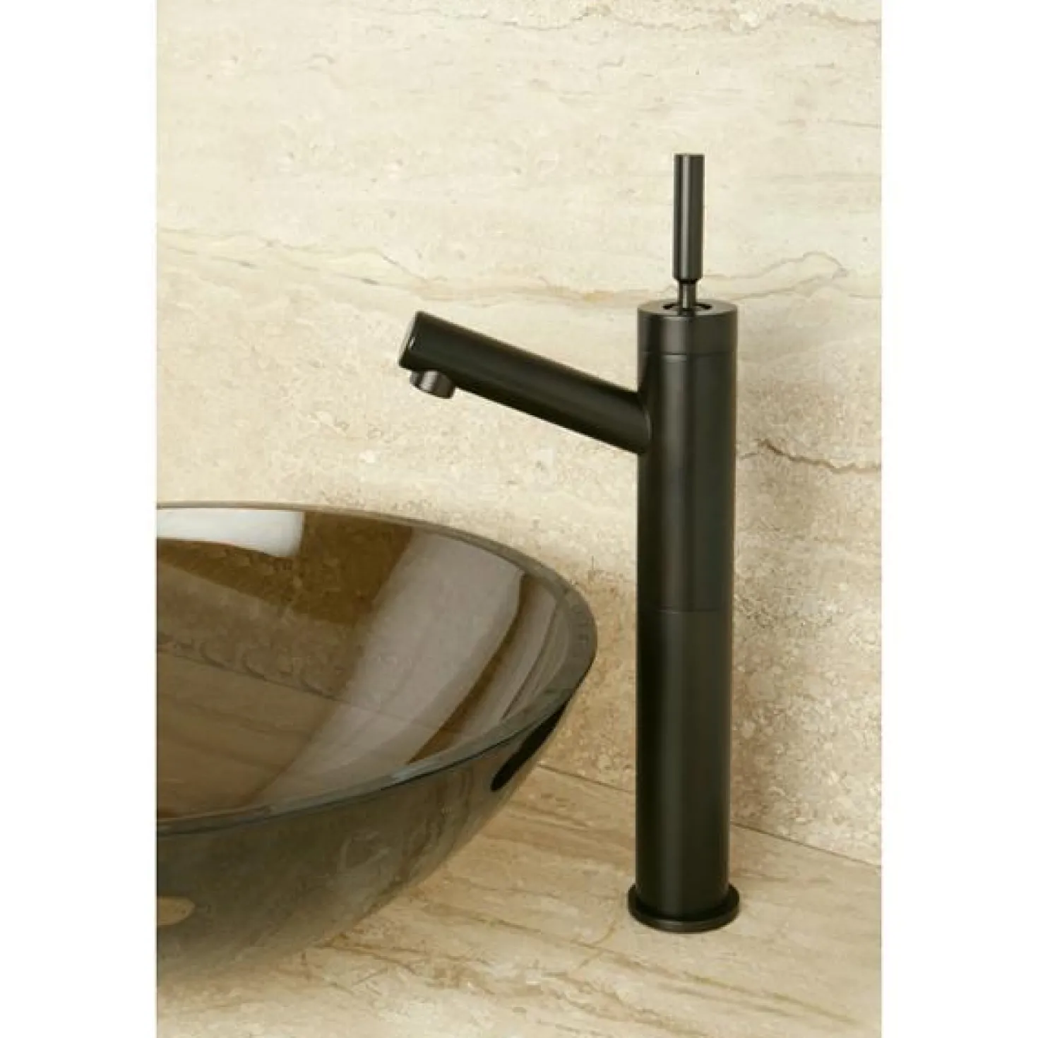 Kingston Brass Concord Single Handle Vessel Sink Faucet without Pop-up and Plate