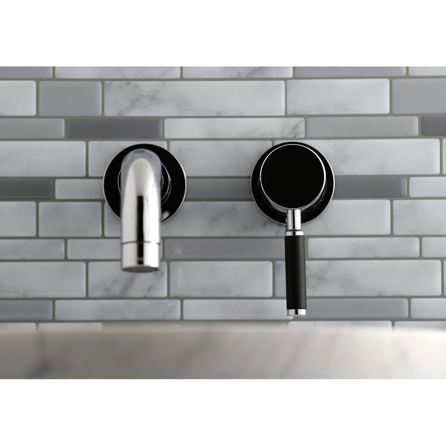 Kingston Brass Concord Single-Handle Wall Mount Bathroom Faucet