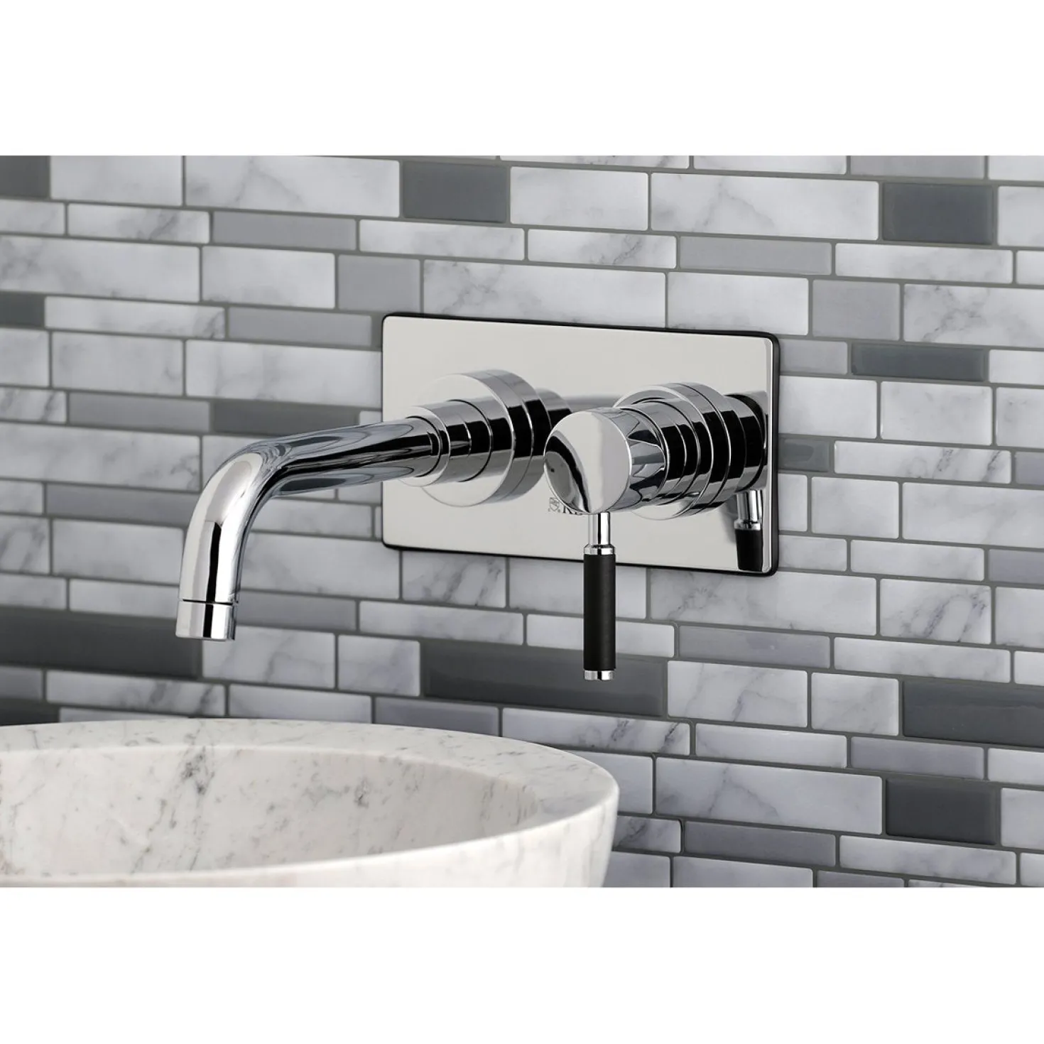 Kingston Brass Concord Single-Handle Wall Mount Bathroom Faucet