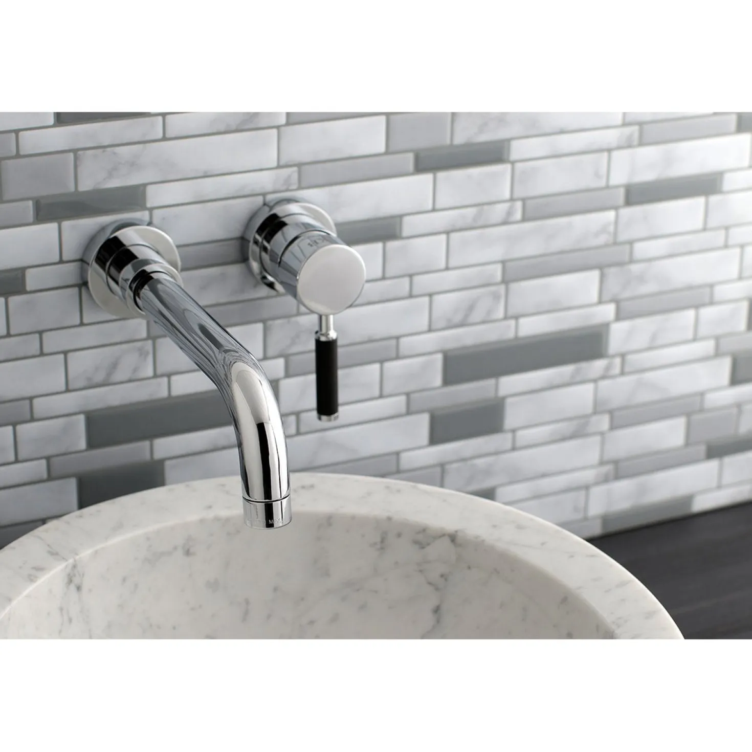 Kingston Brass Concord Single-Handle Wall Mount Bathroom Faucet