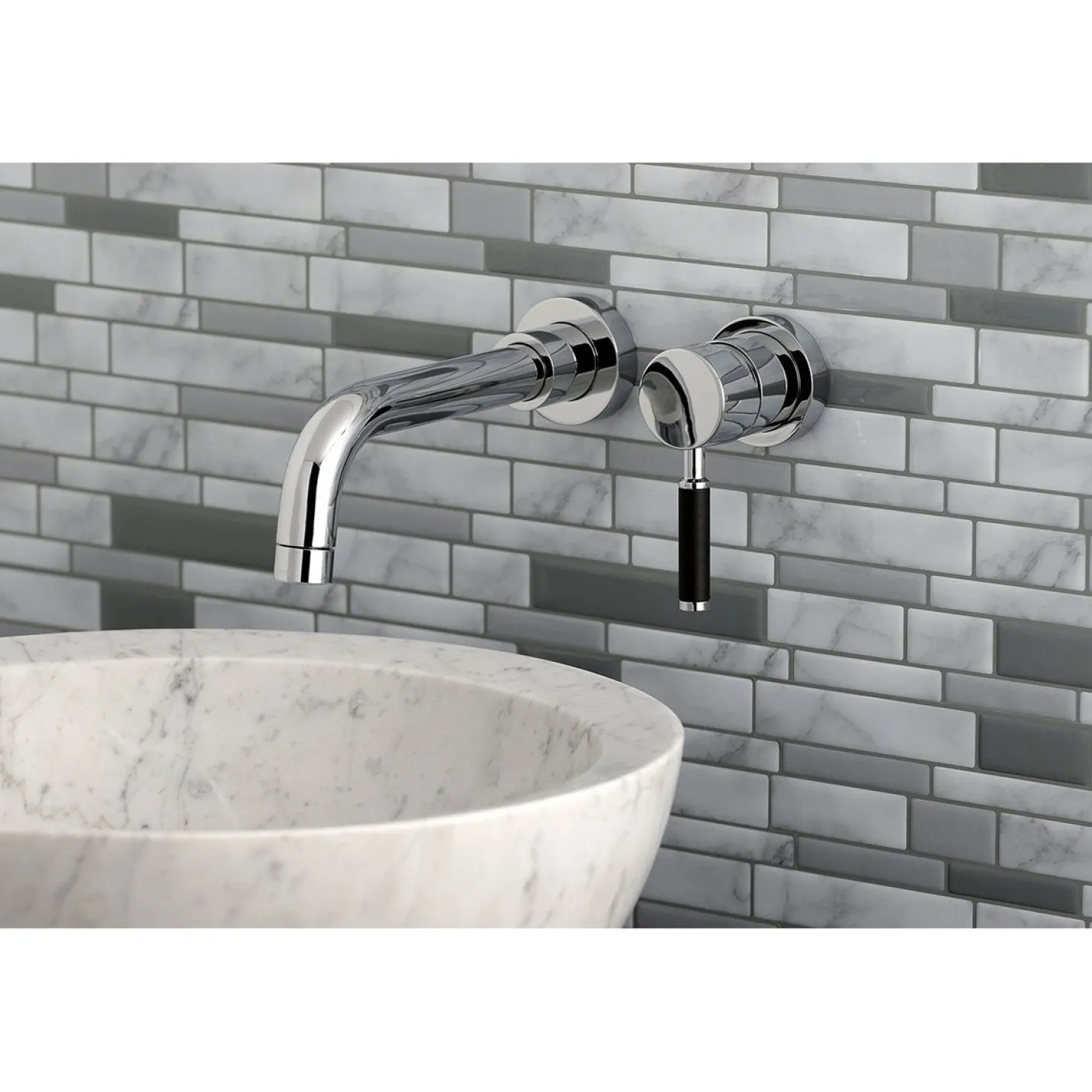 Kingston Brass Concord Single-Handle Wall Mount Bathroom Faucet