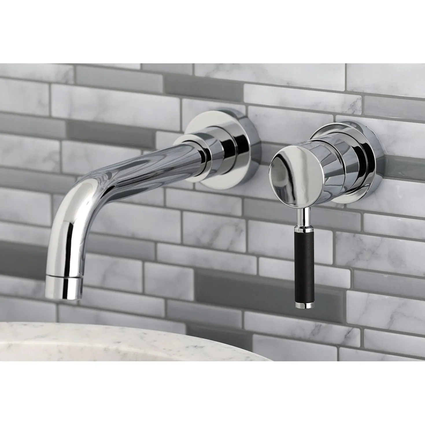 Kingston Brass Concord Single-Handle Wall Mount Bathroom Faucet