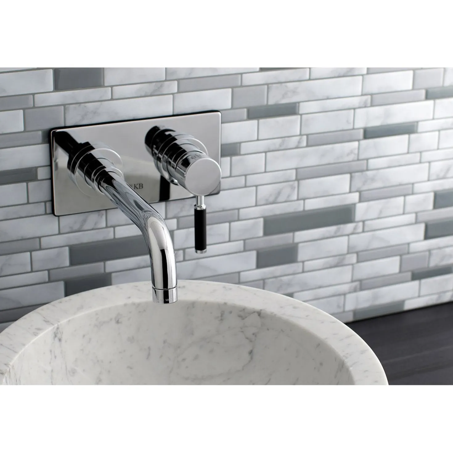 Kingston Brass Concord Single-Handle Wall Mount Bathroom Faucet