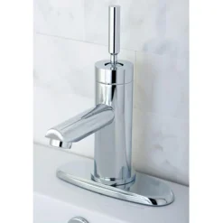 Kingston Brass Concord Single Handle Lavatory Faucet with Cover Plate