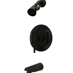 Kingston Brass Concord Single Handle Tub and Shower Faucet in Oil Rubbed Bronze