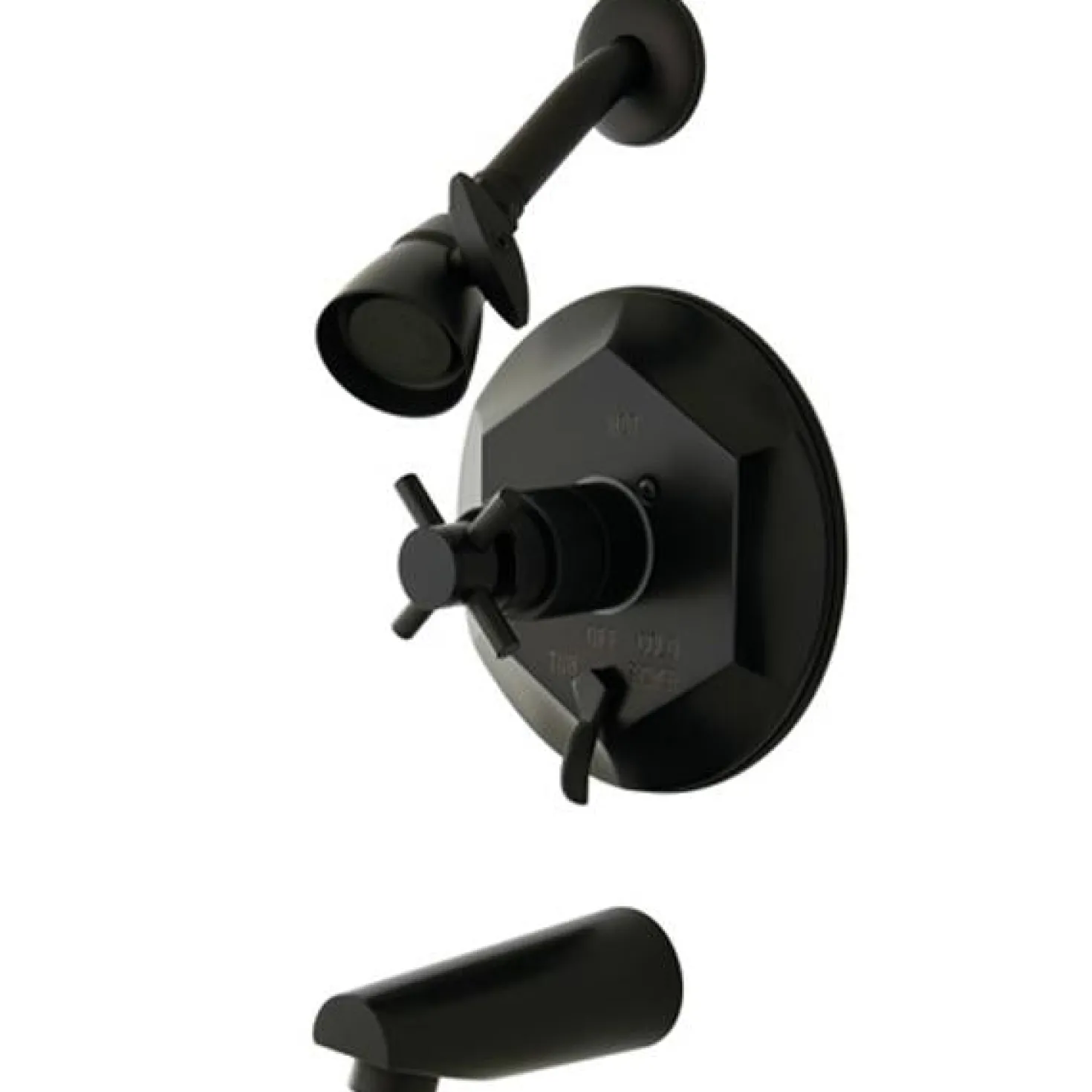 Kingston Brass Concord Single Handle Tub and Shower Set