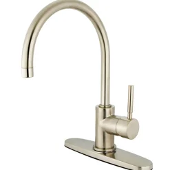 Kingston Brass Concord Single Handle Kitchen Faucet with Lever Handle