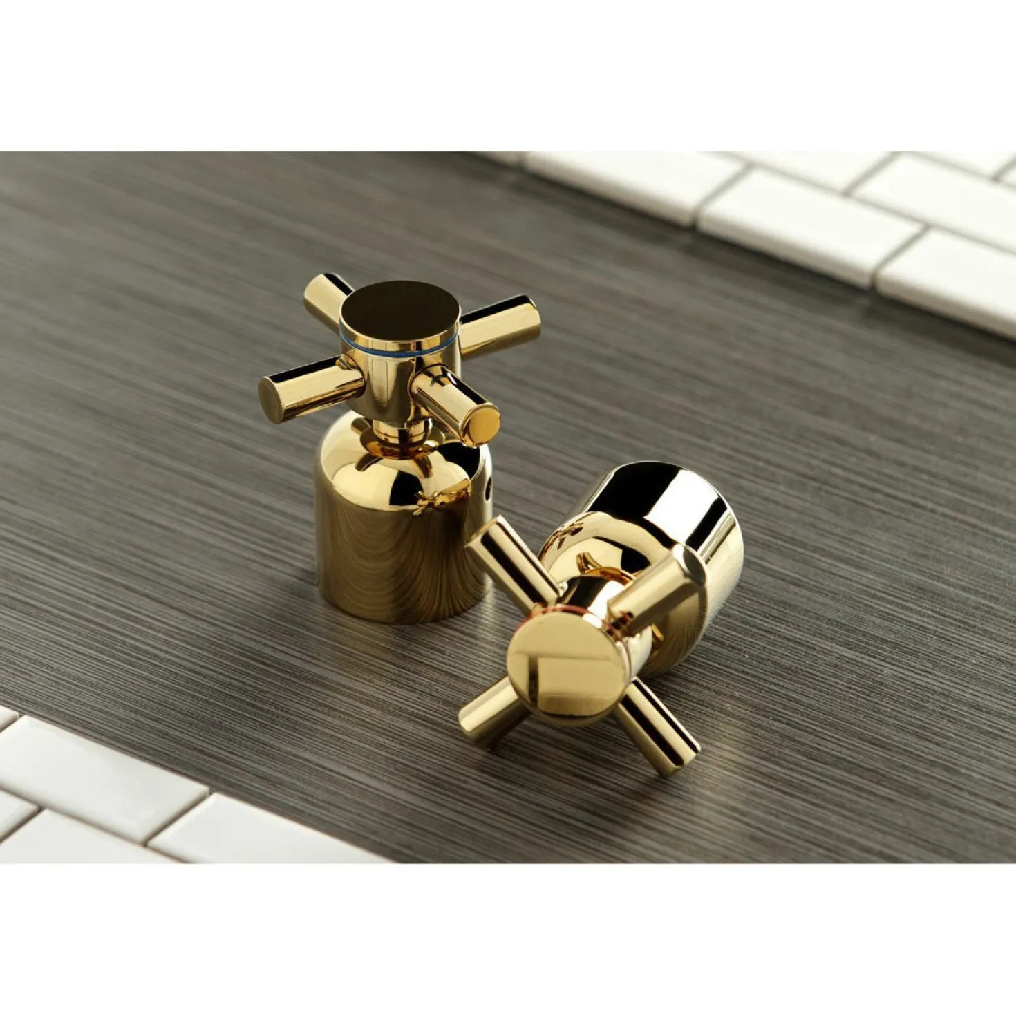 Kingston Brass Concord Three Handles Tub and Shower Faucet