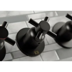 Kingston Brass Concord Three Handles Tub and Shower Faucet