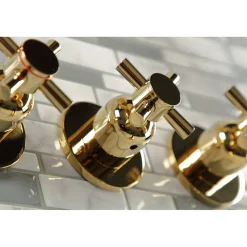 Kingston Brass Concord Three Handles Tub and Shower Faucet