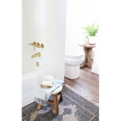 Kingston Brass Concord Three-Handle Tub and Shower Faucet