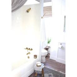 Kingston Brass Concord Three-Handle Tub and Shower Faucet