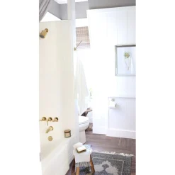 Kingston Brass Concord Three-Handle Tub and Shower Faucet