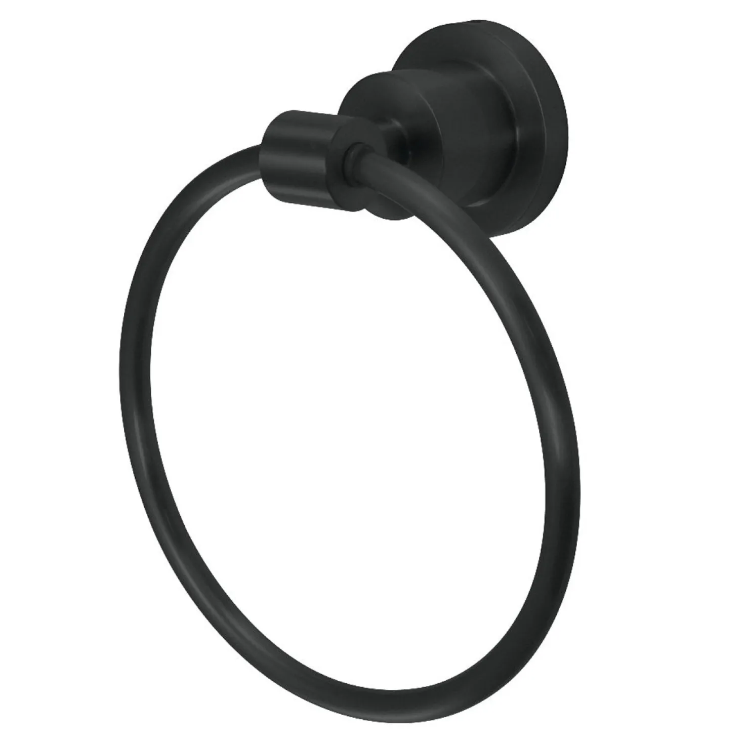 Kingston Brass Concord Towel Ring in Matte Black