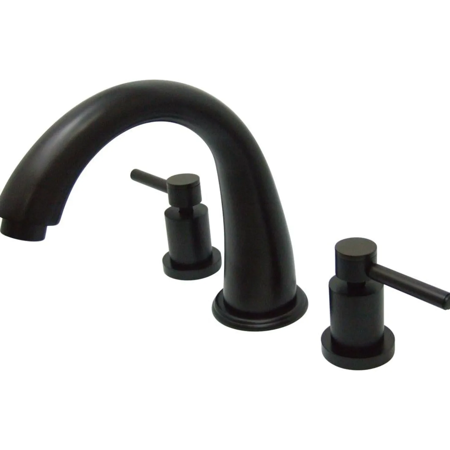 Kingston Brass Concord 8" to 16" Widespread Two Handle Roman Tub Filler