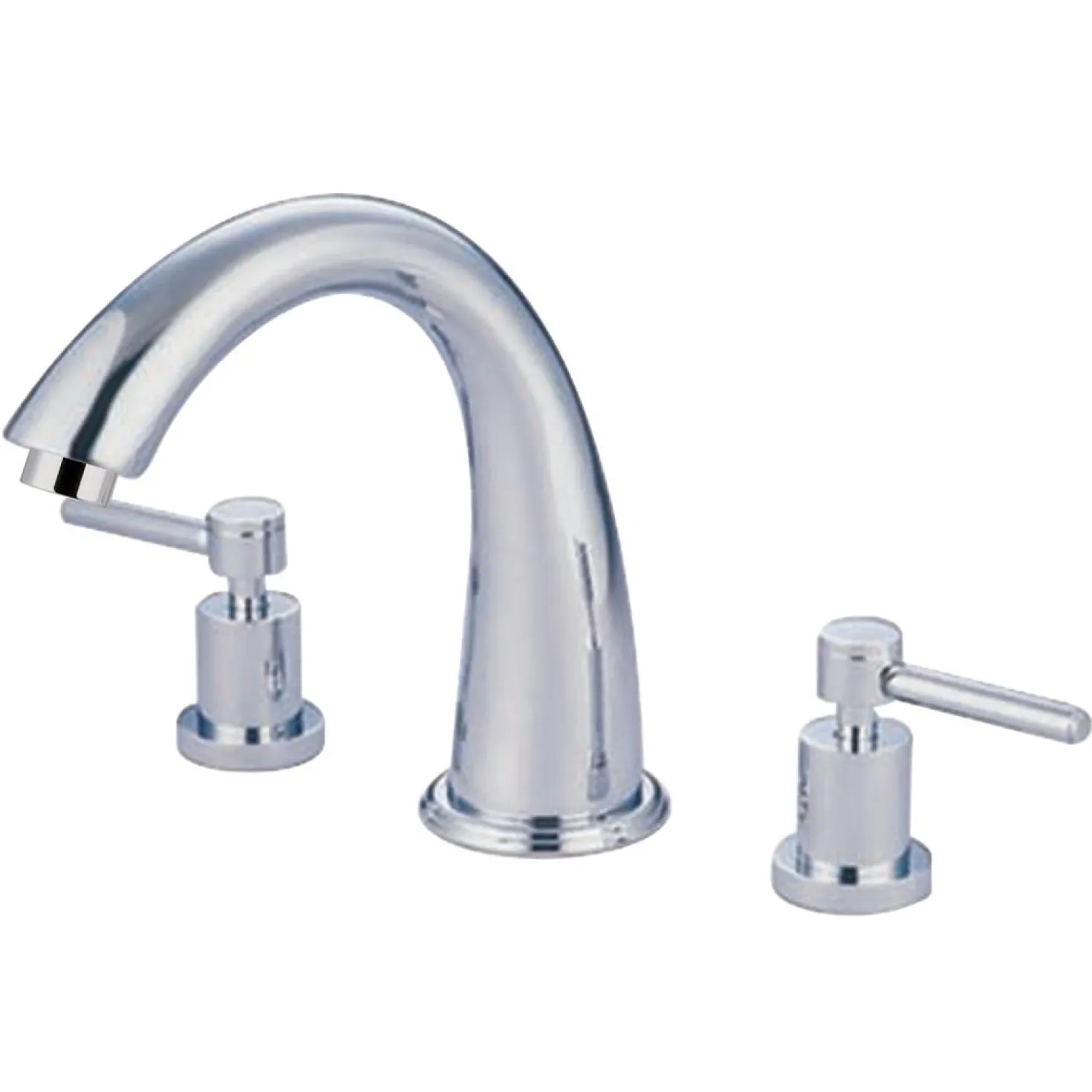 Kingston Brass Concord 8" to 16" Widespread Two Handle Roman Tub Filler