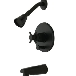 Kingston Brass Concord Tub and Shower Set with Single Handle