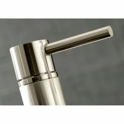 Kingston Brass Concord Two-Handle Deck Mount Bridge Kitchen Faucet with Brass Side Sprayer