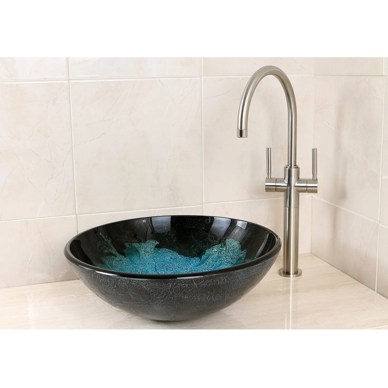 Kingston Brass Concord Two Handle Vessel Sink Faucet