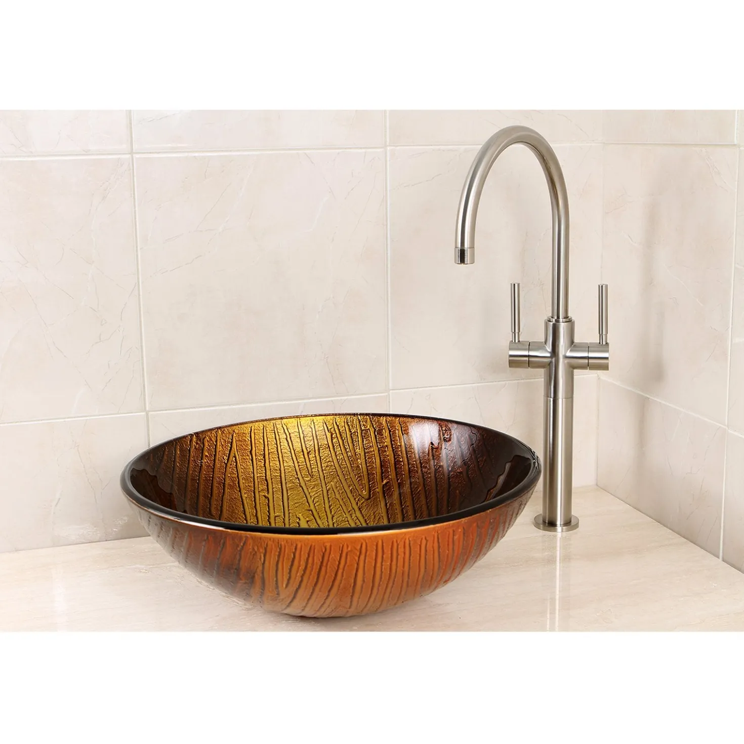 Kingston Brass Concord Two Handle Vessel Sink Faucet