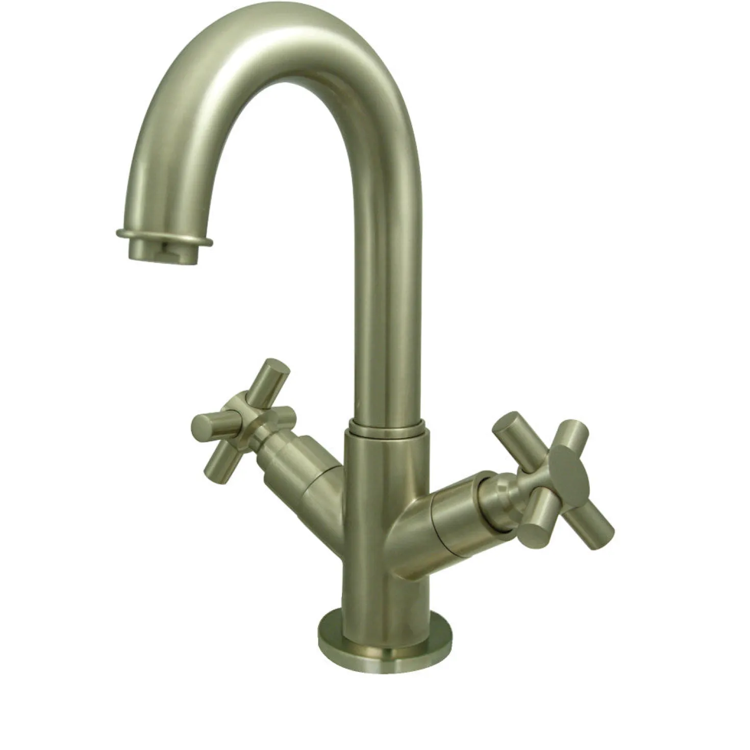 Kingston Brass Concord Two Handle 4" Centerset Lavatory Faucet with Push-Up and Optional Deck Plate