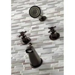Kingston Brass Concord Two Handles Tub and Shower Faucet