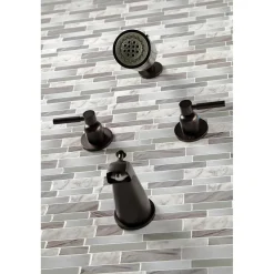 Kingston Brass Concord Two-Handle Tub and Shower Faucet