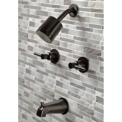 Kingston Brass Concord Two-Handle Tub and Shower Faucet