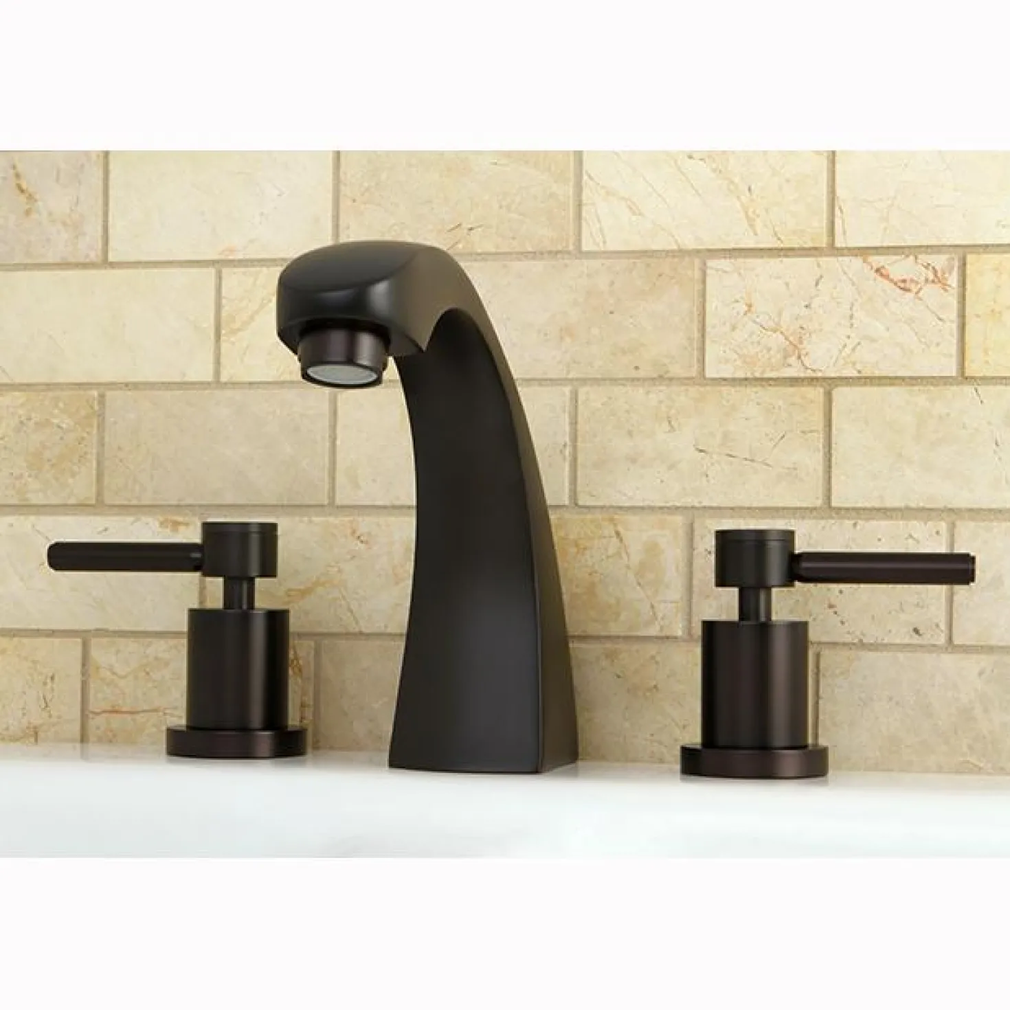 Kingston Brass Concord Two Handle Roman Tub Filler