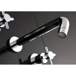 Kingston Brass Concord Two Handles Wall Mount Roman Tub Faucet