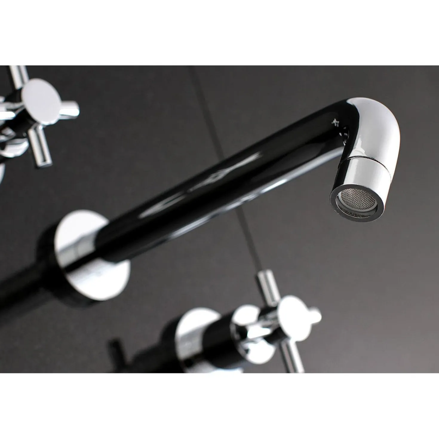 Kingston Brass Concord Two Handles Wall Mount Roman Tub Faucet
