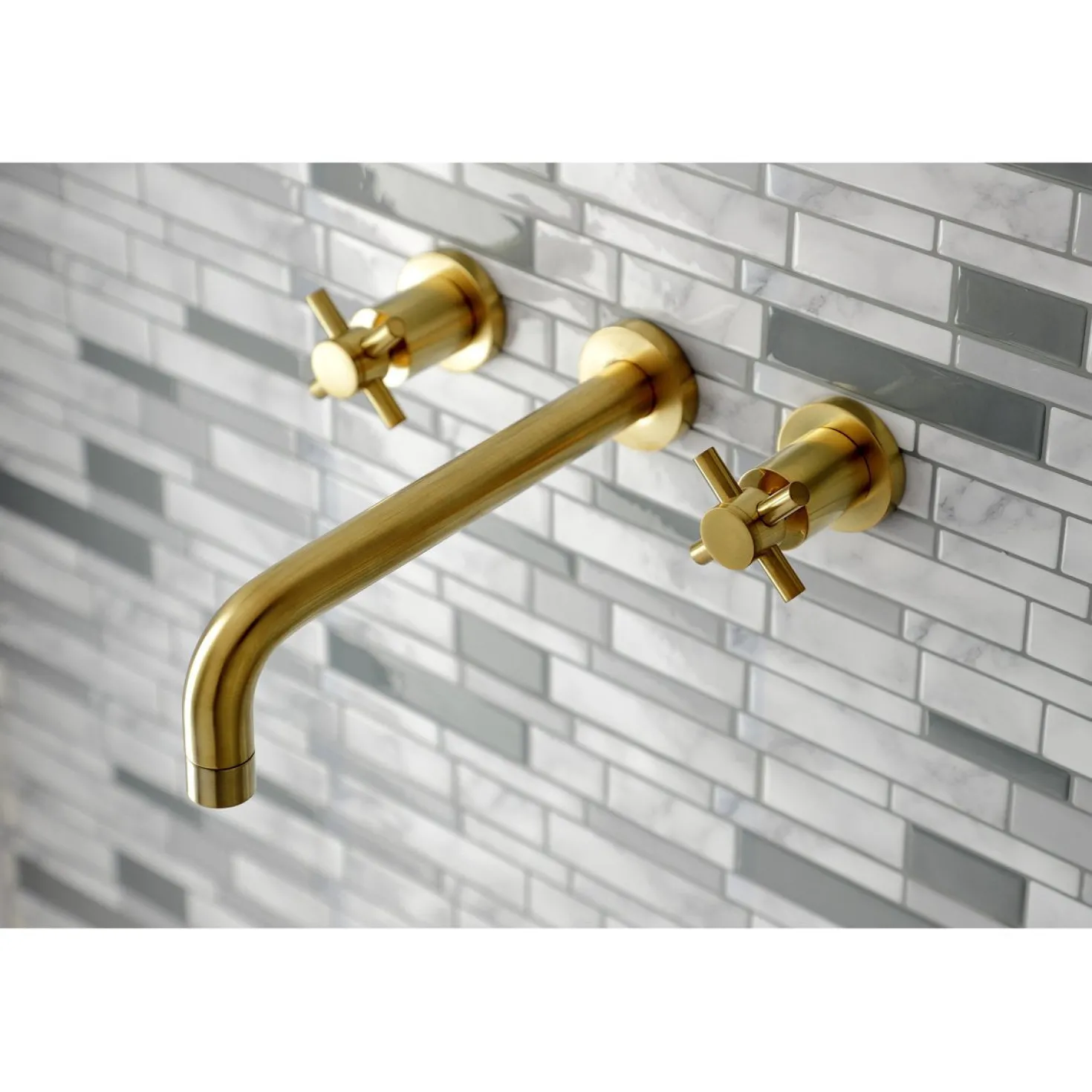 Kingston Brass Concord Two Handles Wall Mount Roman Tub Faucet