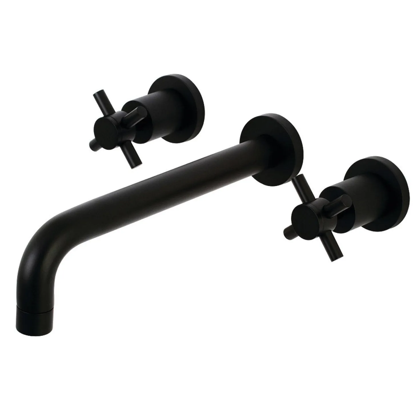 Kingston Brass Concord Two Handles Wall Mount Roman Tub Faucet