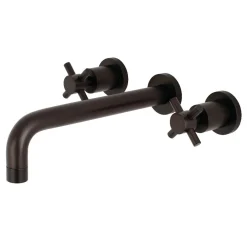 Kingston Brass Concord Two Handles Wall Mount Roman Tub Faucet