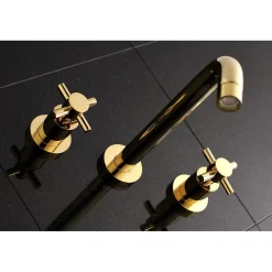 Kingston Brass Concord Two Handles Wall Mount Roman Tub Faucet