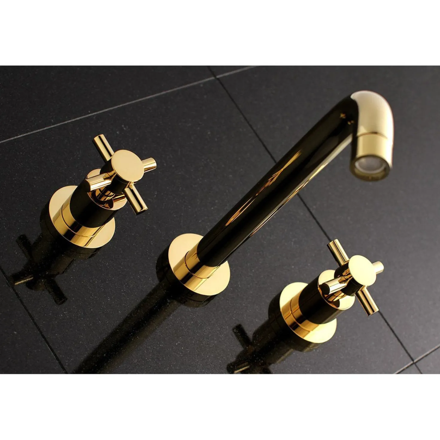 Kingston Brass Concord Two Handles Wall Mount Roman Tub Faucet