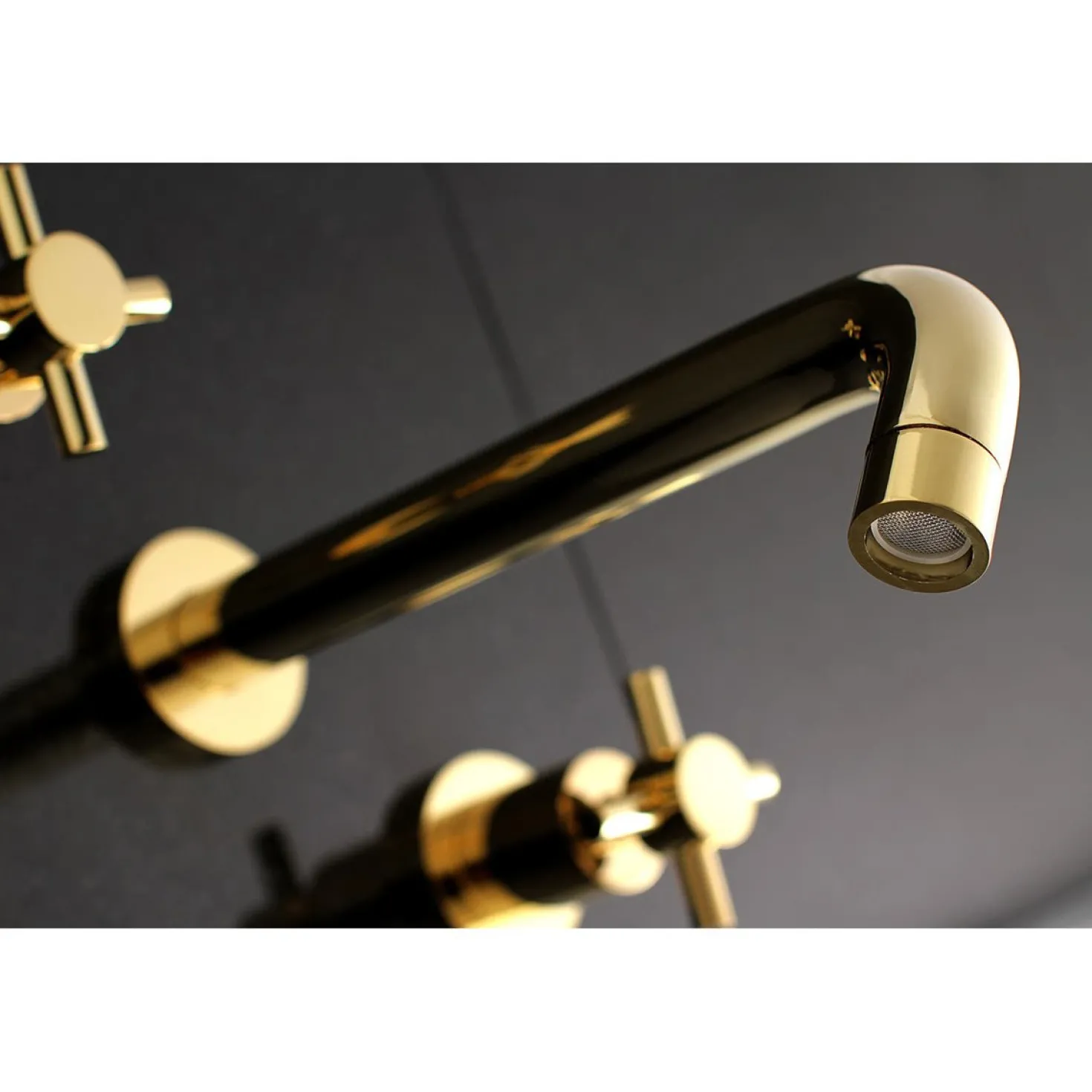 Kingston Brass Concord Two Handles Wall Mount Roman Tub Faucet