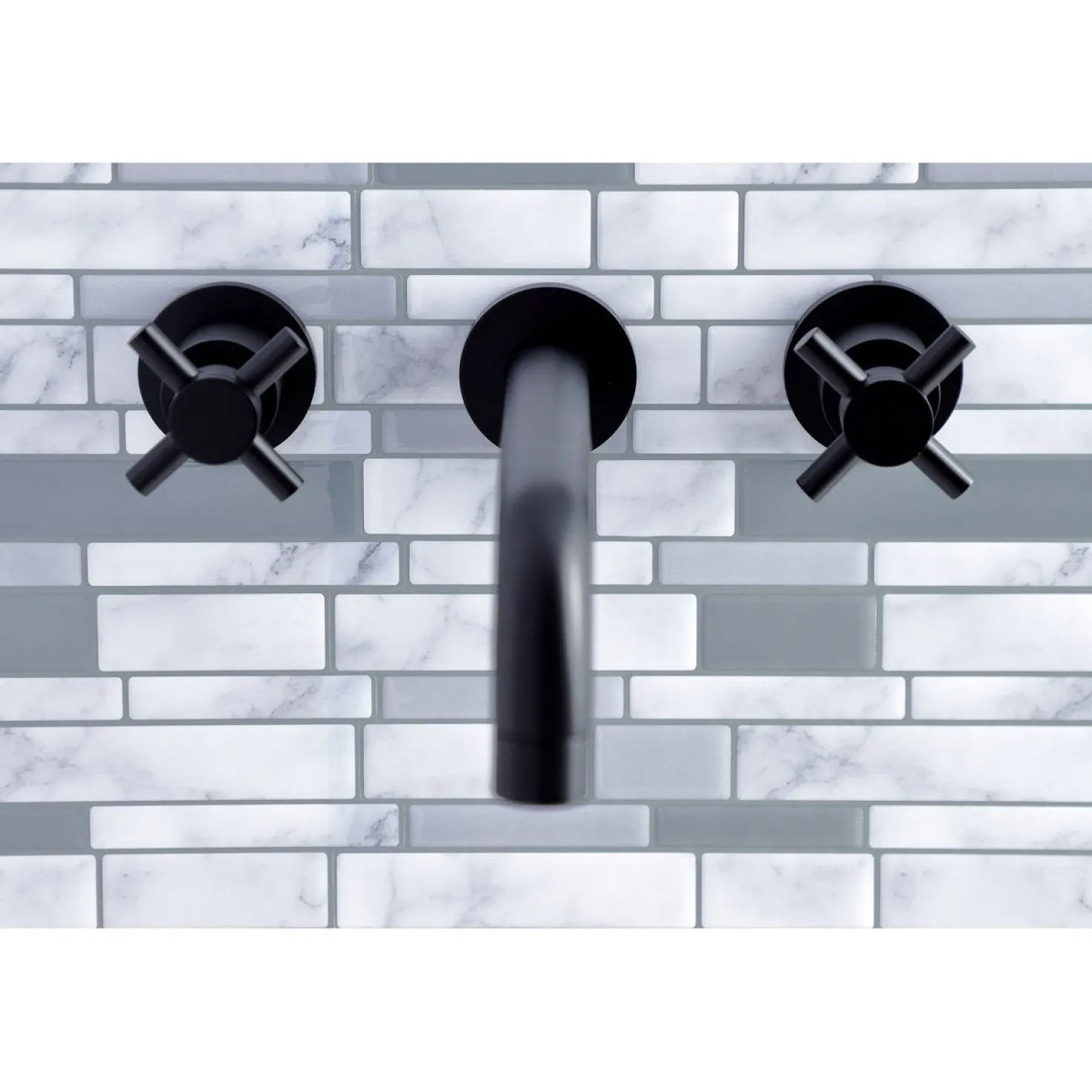 Kingston Brass Concord Two Handles Wall Mount Roman Tub Faucet