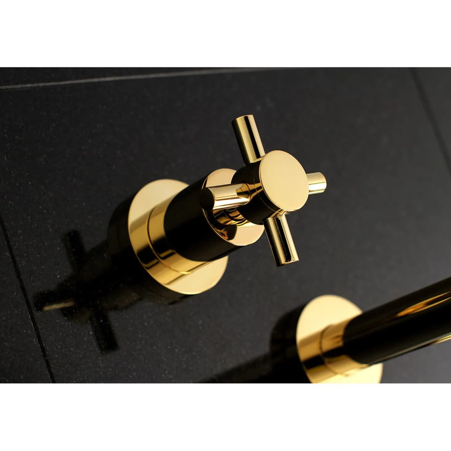 Kingston Brass Concord Two Handles Wall Mount Roman Tub Faucet