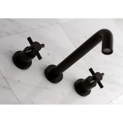 Kingston Brass Concord Two Handles Wall Mount Roman Tub Faucet