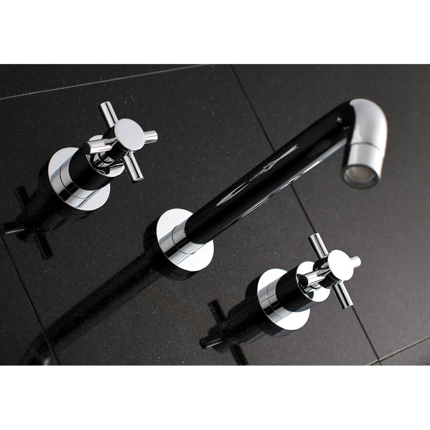 Kingston Brass Concord Two Handles Wall Mount Roman Tub Faucet