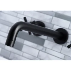 Kingston Brass Concord Two Handles Wall Mount Roman Tub Faucet