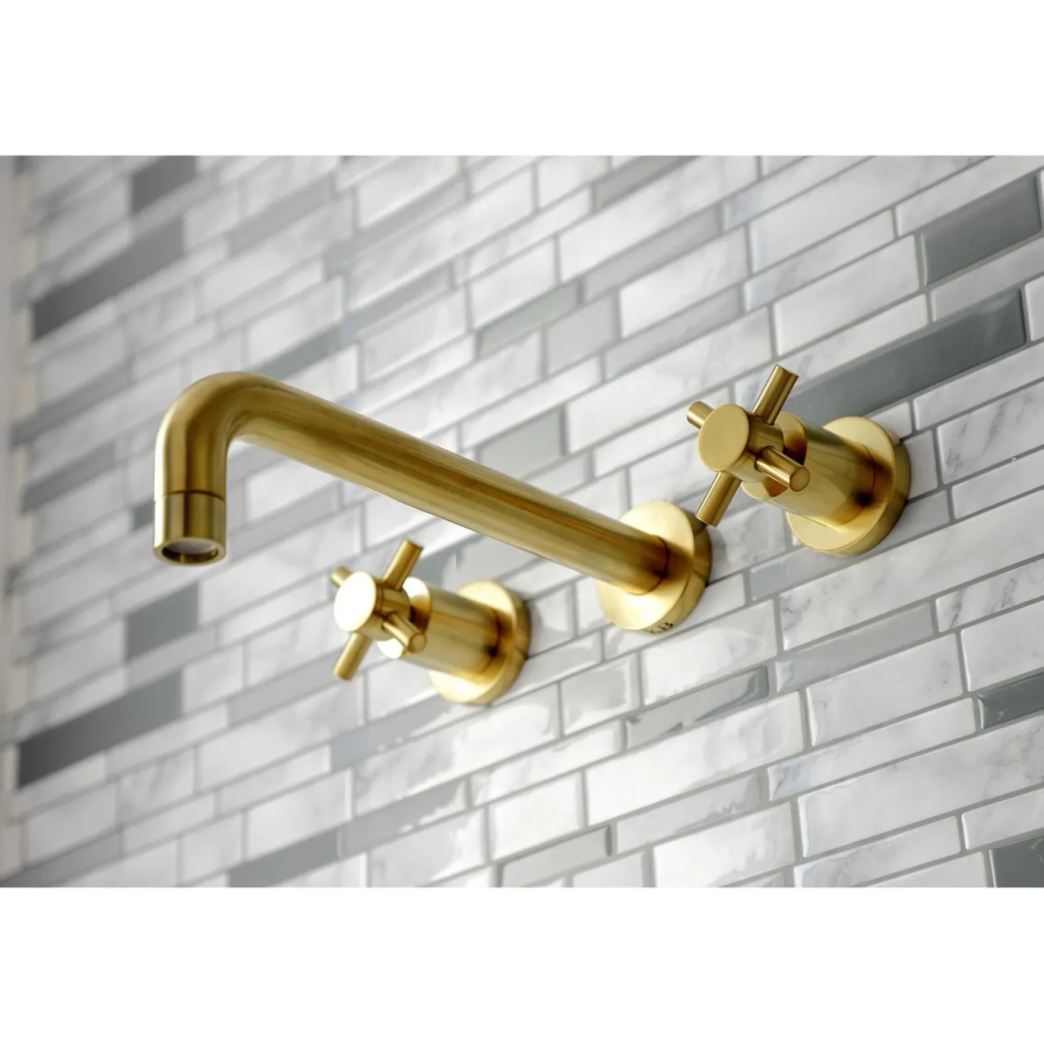 Kingston Brass Concord Two Handles Wall Mount Roman Tub Faucet
