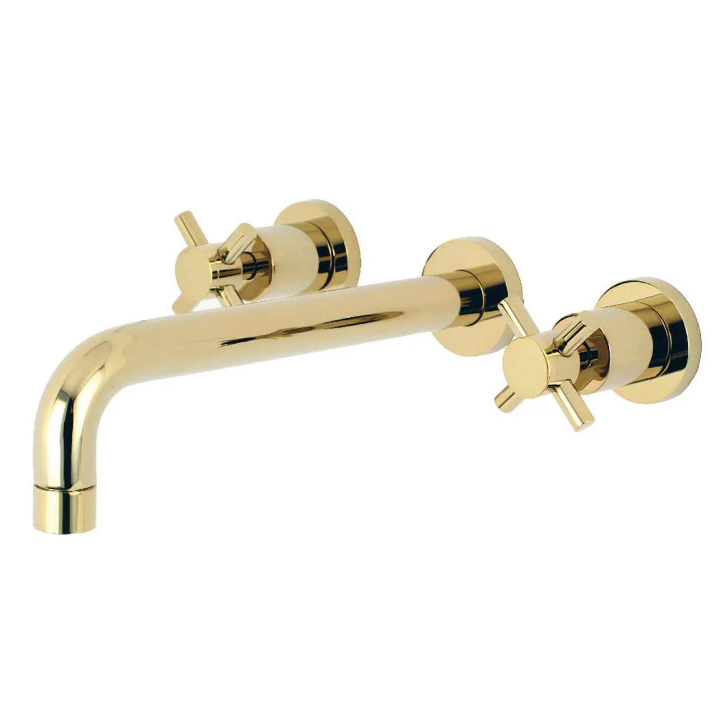 Kingston Brass Concord Two Handles Wall Mount Roman Tub Faucet