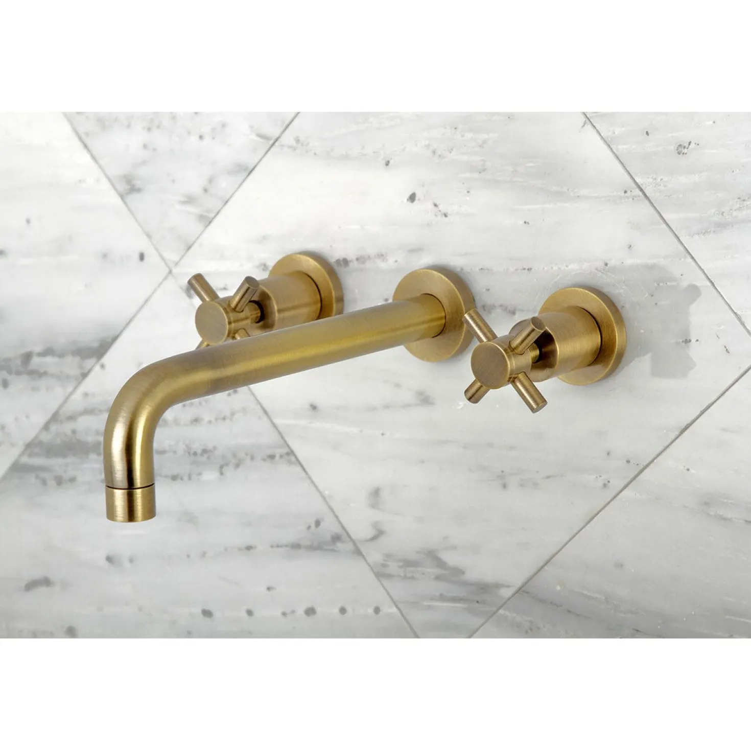 Kingston Brass Concord Two Handles Wall Mount Roman Tub Faucet