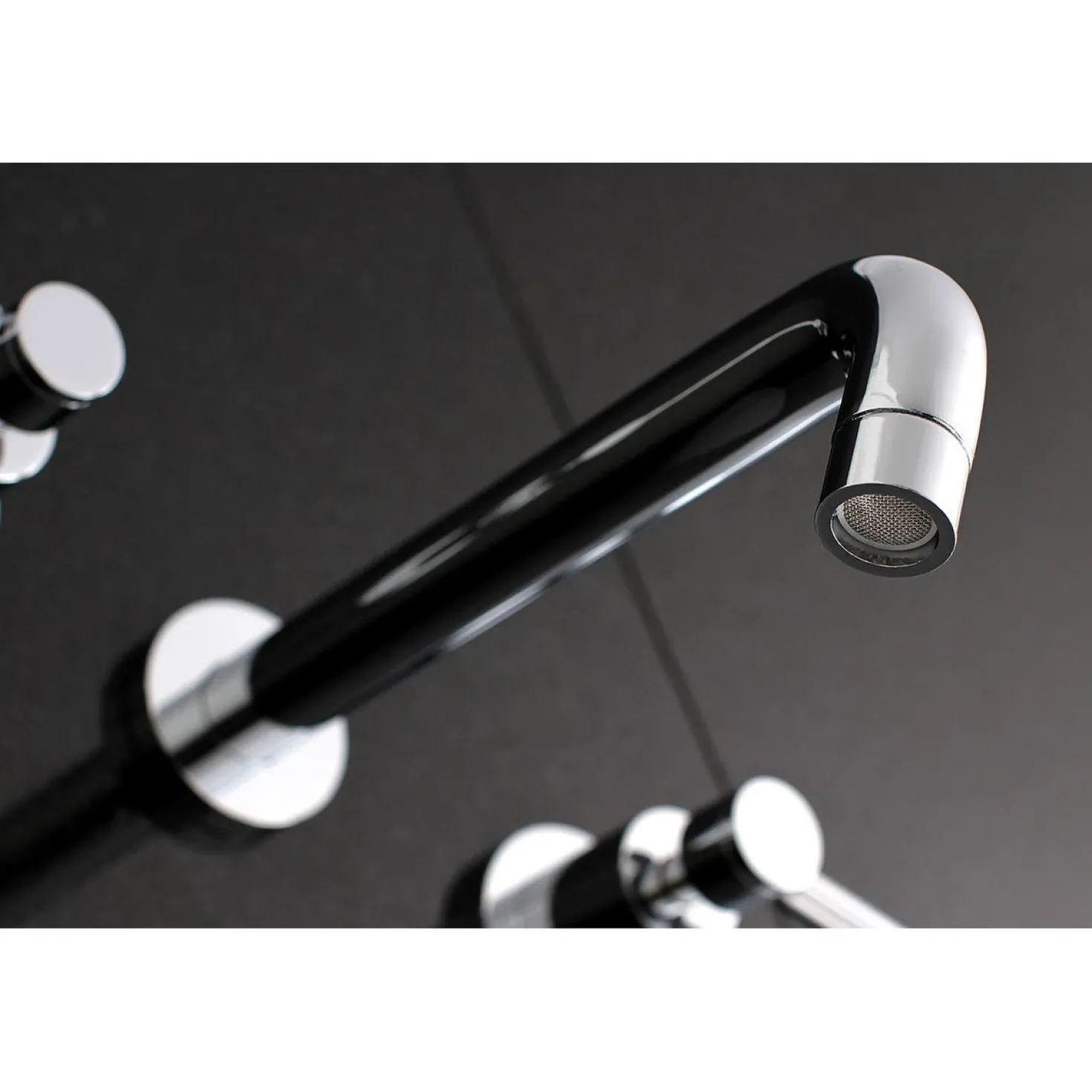 Kingston Brass Concord Two-Handle Wall Mount Roman Tub Faucet
