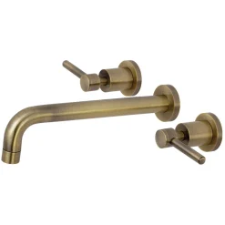 Kingston Brass Concord Two-Handle Wall Mount Roman Tub Faucet