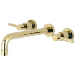 Kingston Brass Concord Two-Handle Wall Mount Roman Tub Faucet