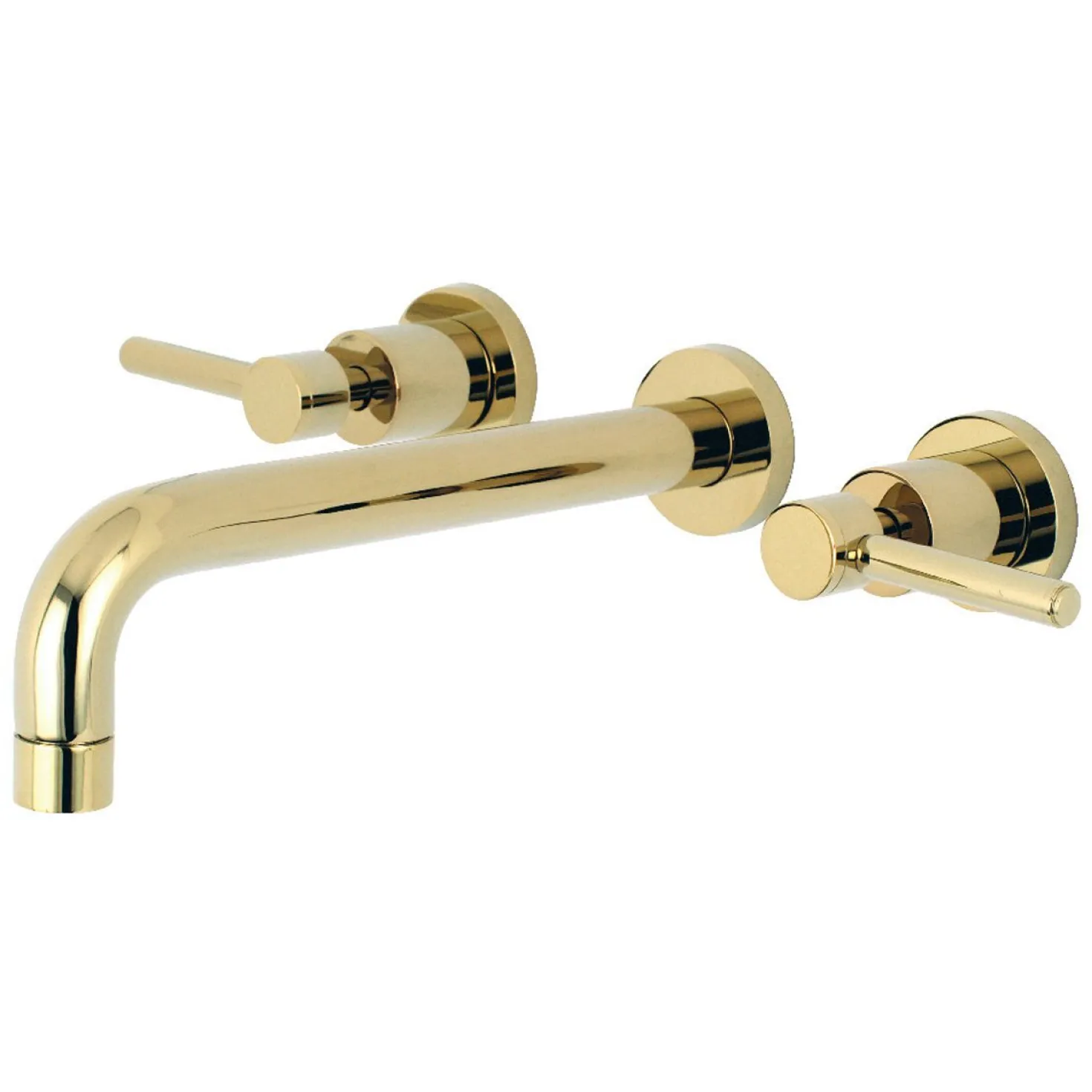 Kingston Brass Concord Two-Handle Wall Mount Roman Tub Faucet