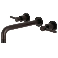 Kingston Brass Concord Two-Handle Wall Mount Roman Tub Faucet